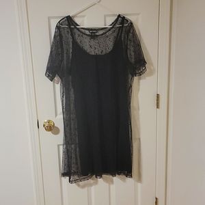 Moon & Star Mesh Dress with Cami Dress Insert